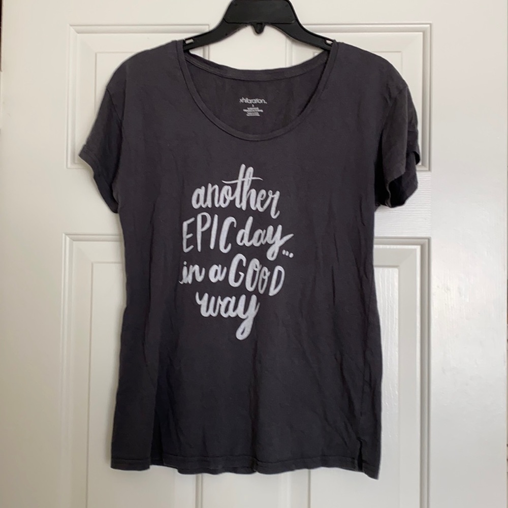 Dark grey tee